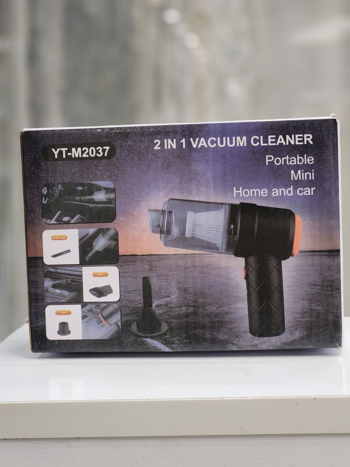 جارو شارژی خودرو مدل MINI تفنگی YT-M2037