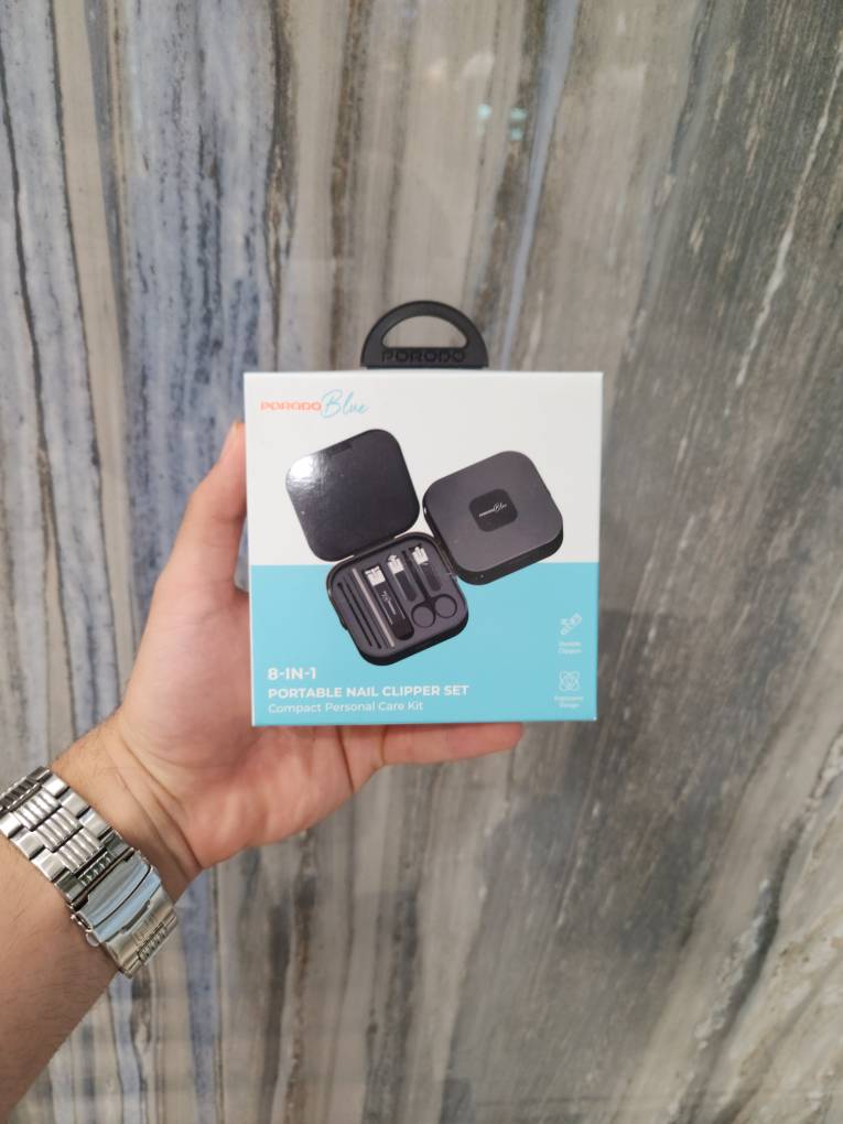 ست مانیکور و پدیکور ۸ تکه پرودو مدل Porodo Blue PB10